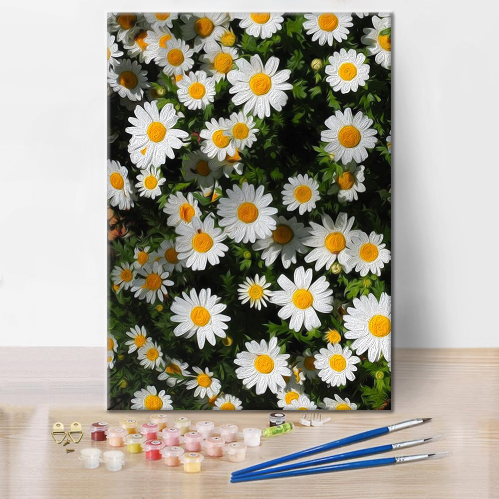 Daisy-ryhmä luonto seinämaalaus - Maalaa numeroilla