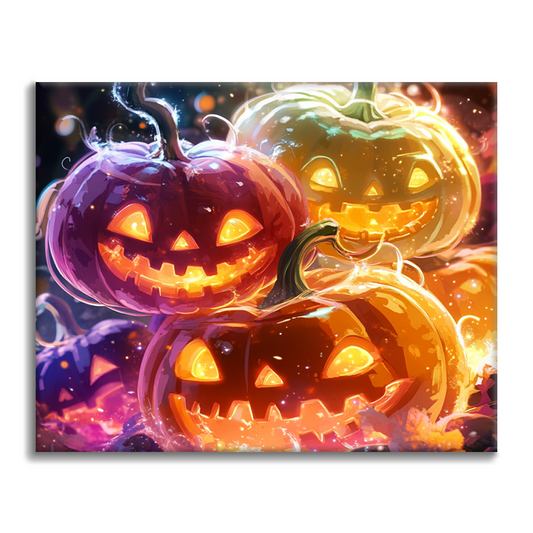 Jack O'Lantern - Maalaa numeroilla