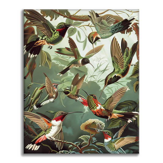 Kolibri - Maalaa numeroilla