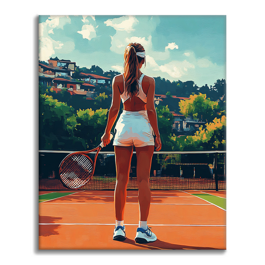 Tennis - Maalaa numeroilla