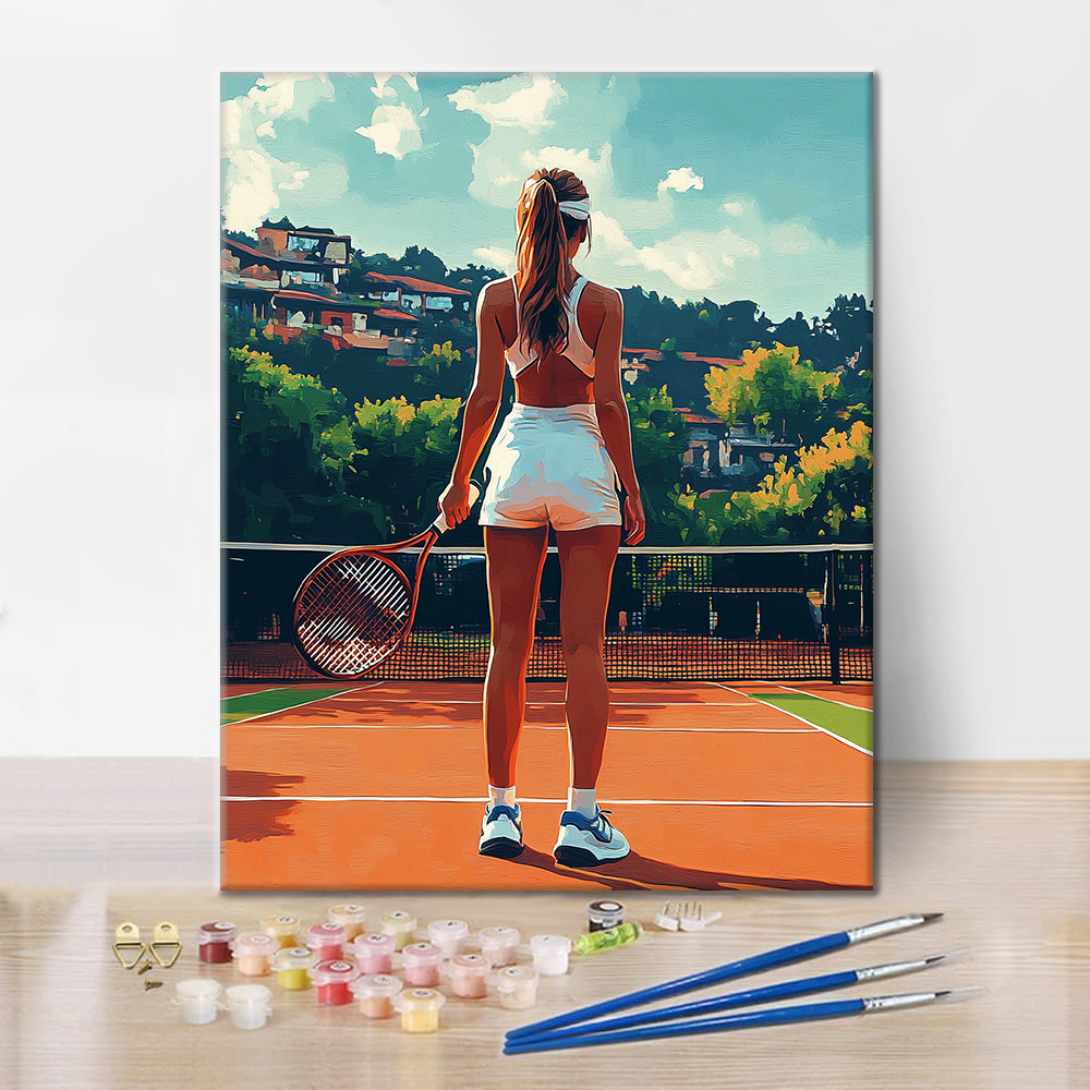 Tennis - Maalaa numeroilla