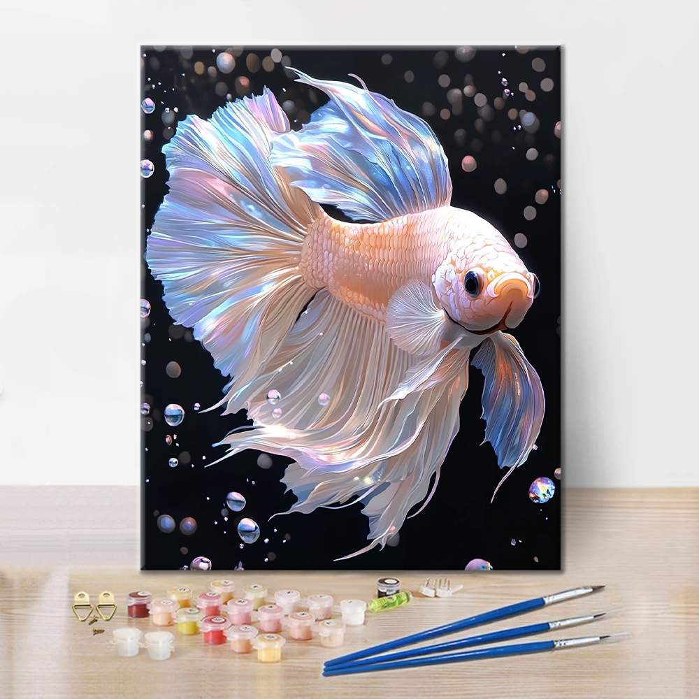 Biżuteryjny Poisson Betta - Maalaa numeroilla