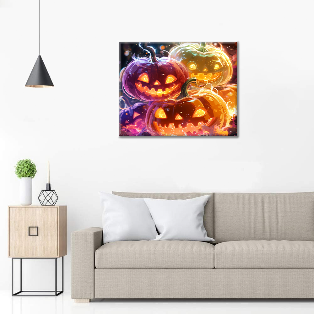 Jack O'Lantern - Maalaa numeroilla