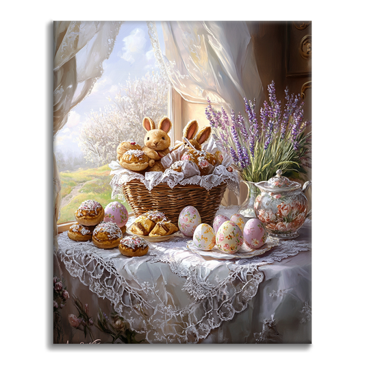 Pääsiäisaamun Ilo - Maalaa numeroilla