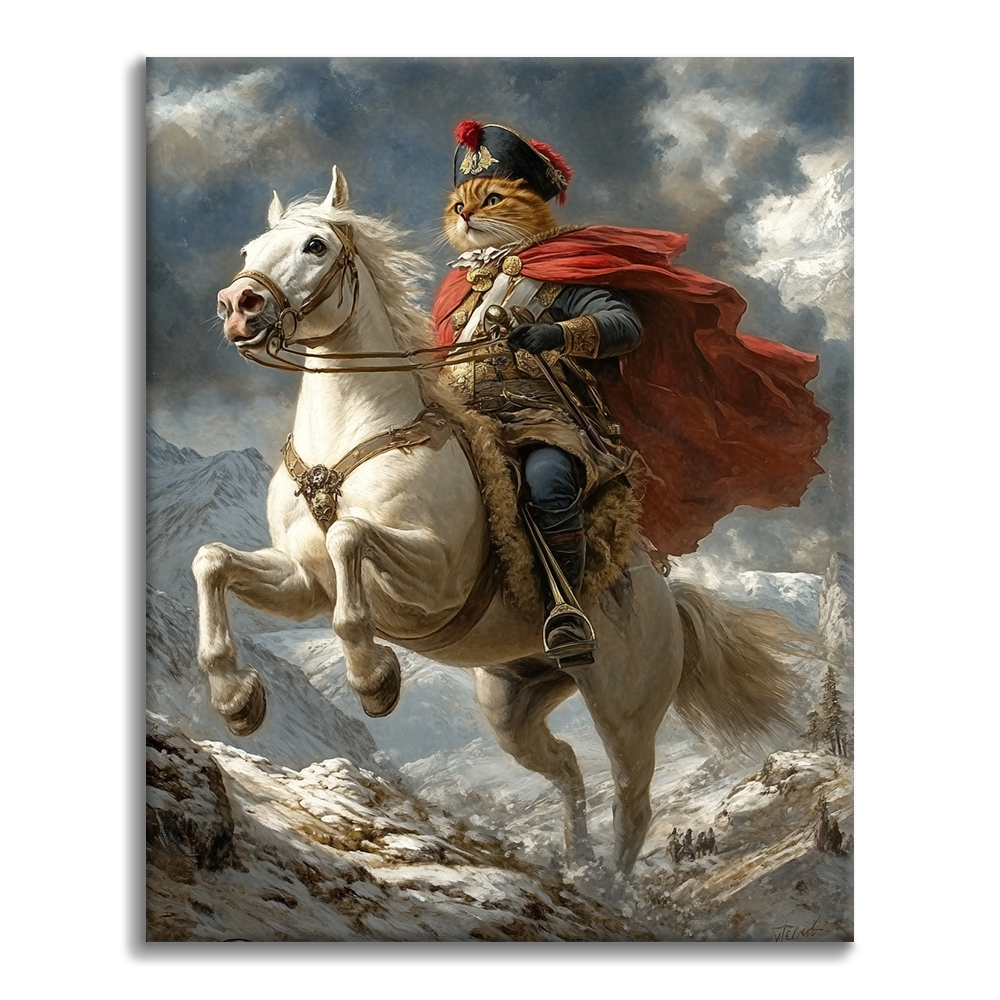 Napoleon-kissa - Maalaa numeroilla