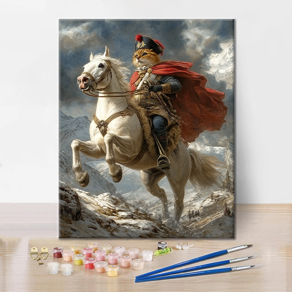 Napoleon-kissa - Maalaa numeroilla