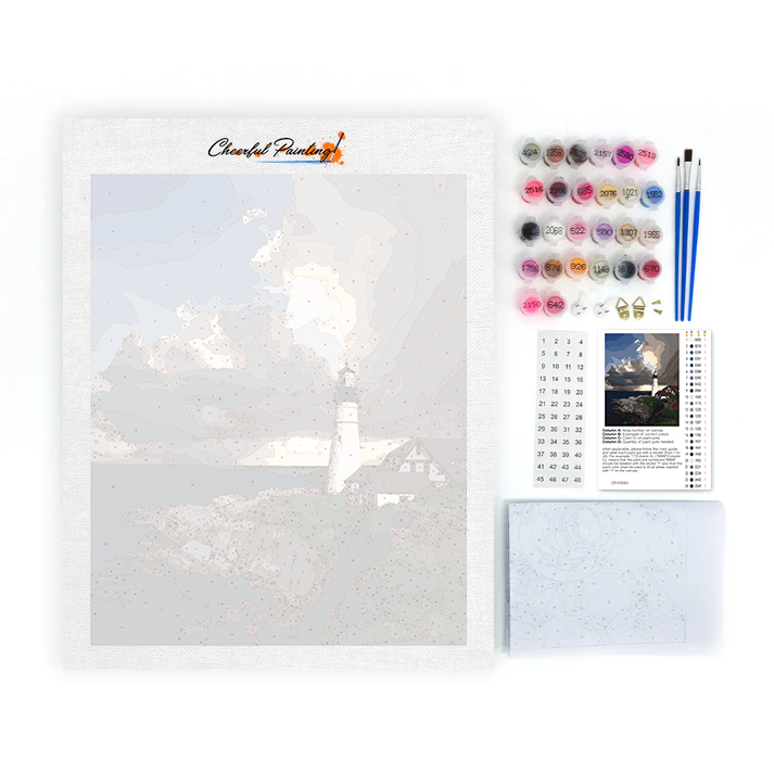 Lone Lighthouse - Maalaa numeroilla
