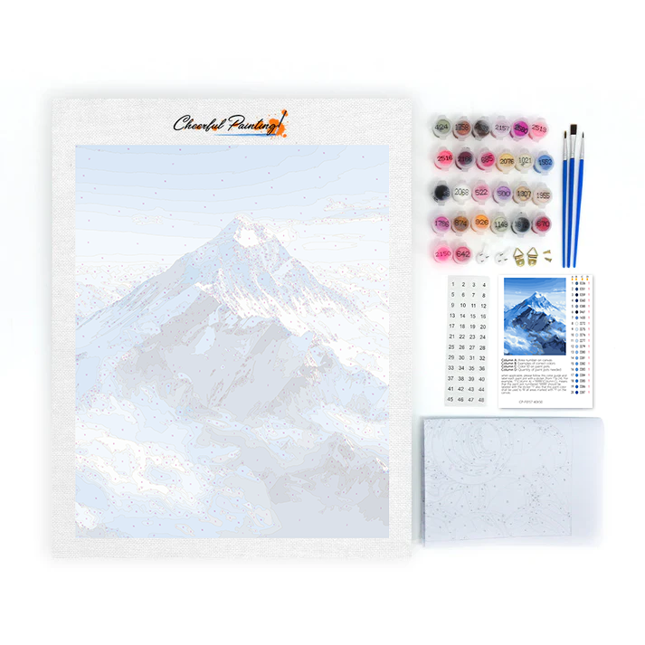 Mount Chomolungma - Maalaa numeroilla