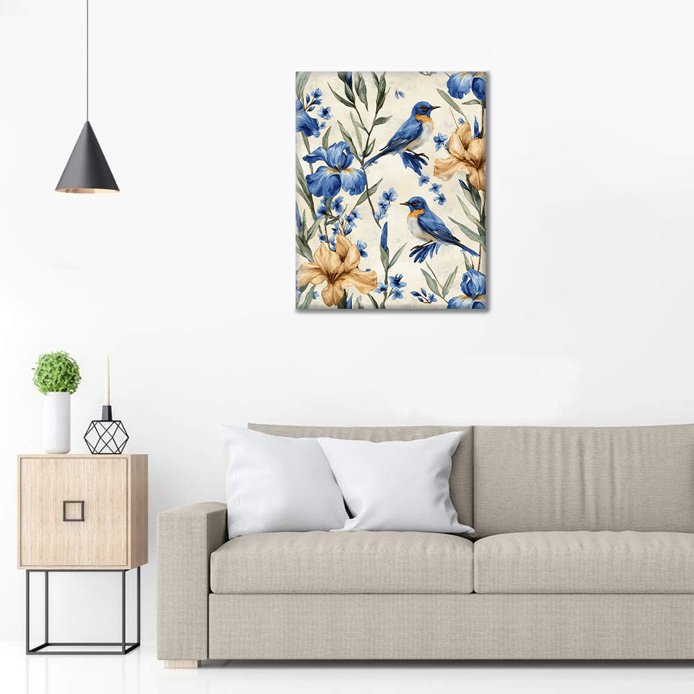 Sinilintu ja Kurjenmiekka - Maalaa numeroilla