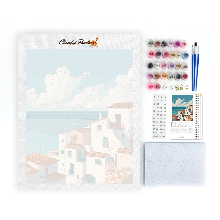 Majorelle Blue Summer - Maalaa numeroiden mukaan