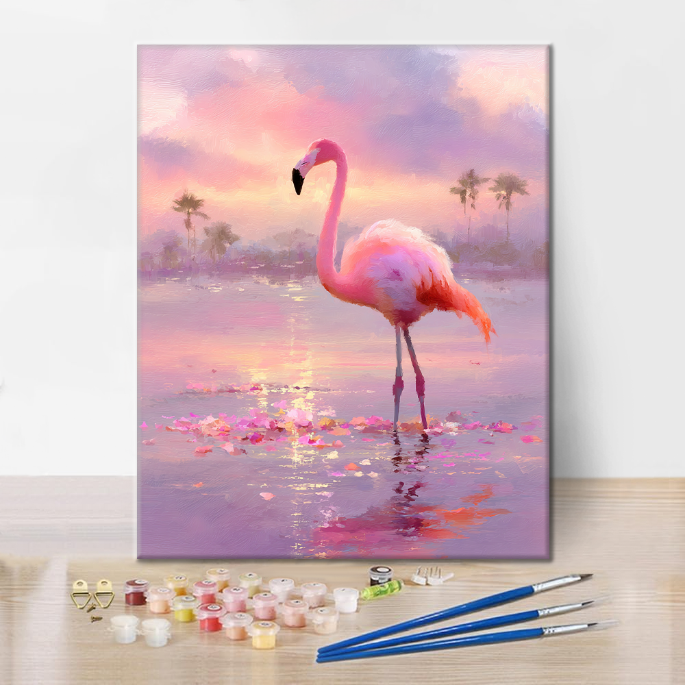 Twilight Flamingo - Maalaa numeroiden mukaan