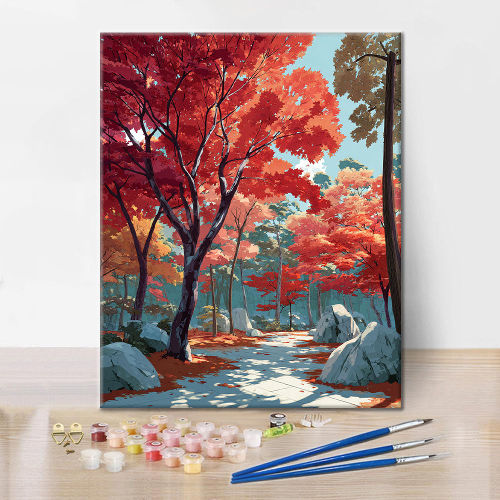 Crimson Pathway - Maalaa numeroilla