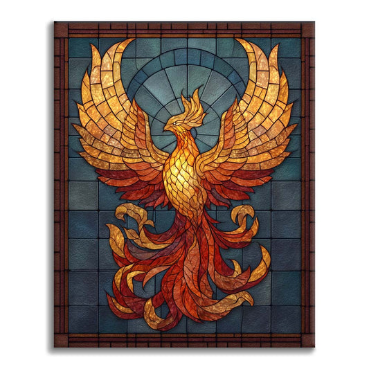 Mosaic Phoenix Rebirth - Maalaa numeroiden mukaan