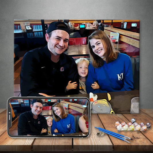 Maalaa oma valokuvasi - Maalaa numeroilla