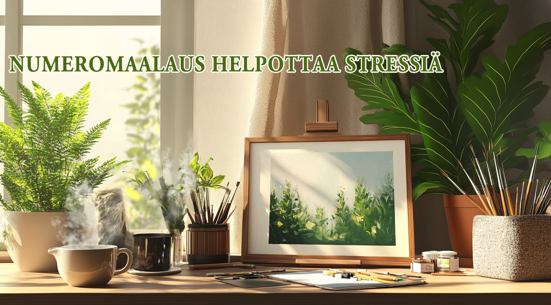 Miksi numeroiden mukaan maalaaminen on loistava apu ahdistukseen?