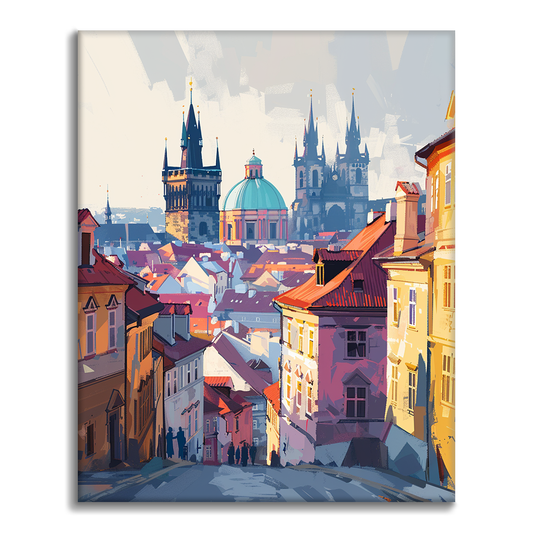 Praga - Maalaa numeroilla