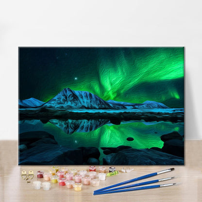 Aurora Mountain - Maalaa numeroilla