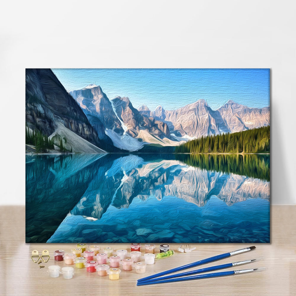 Moraine Lake - Maalaa numeroilla