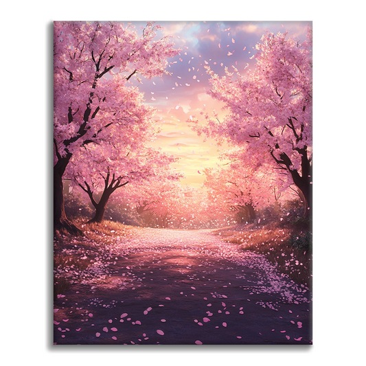 Sakura Käytävä - Maalaa numeroilla