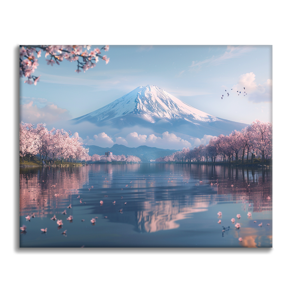 Fuji-vuori - Maalaa numeroilla