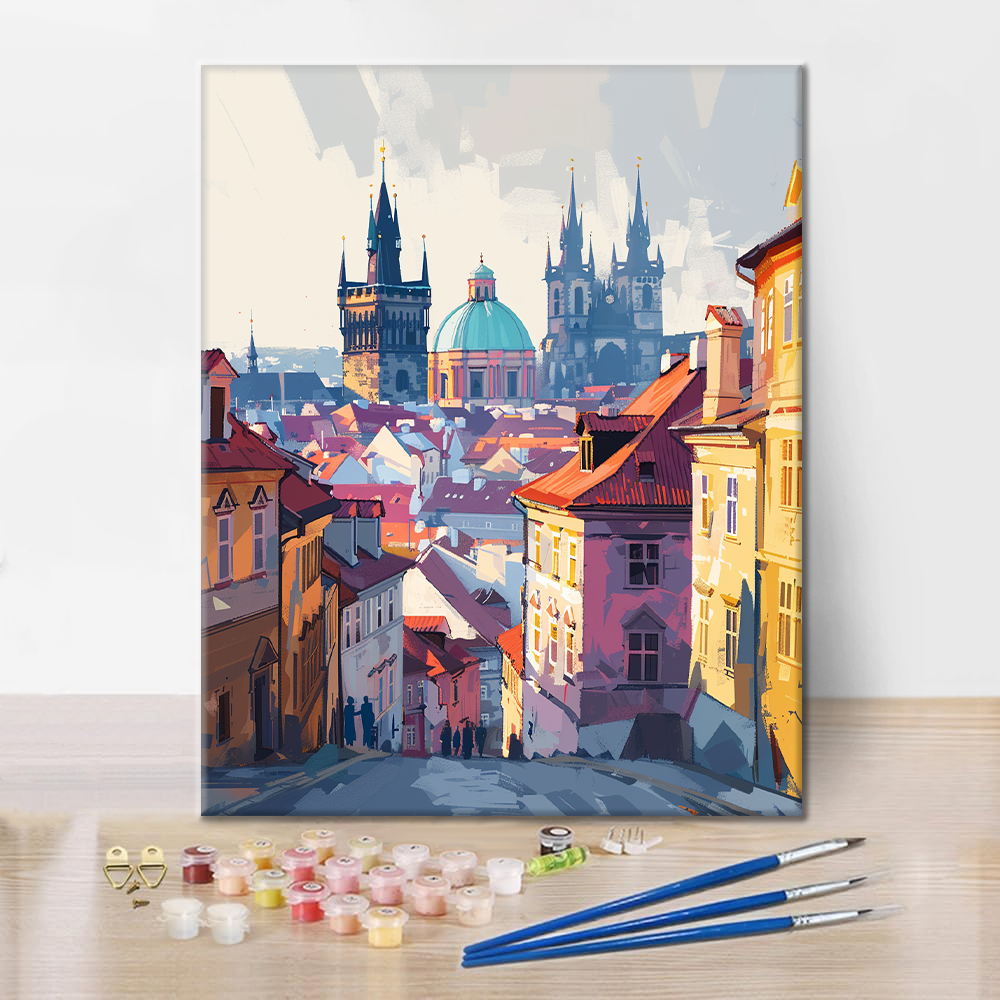 Praga - Maalaa numeroilla
