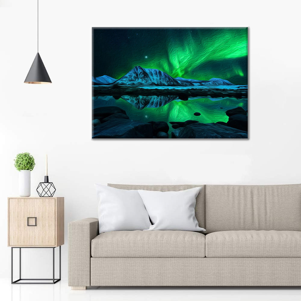 Aurora Mountain - Maalaa numeroilla
