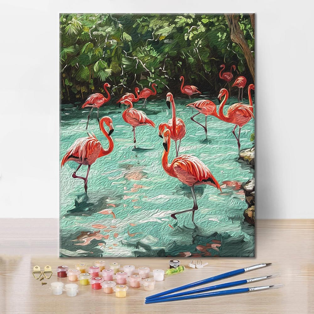 Flamingot - Maalaa numeroilla