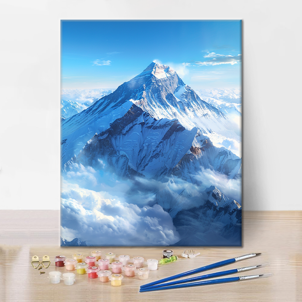 Mount Chomolungma - Maalaa numeroilla