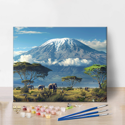 Kilimanjaro - Maalaa numeroilla