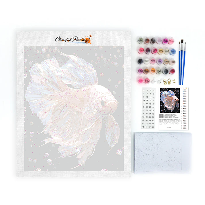 Biżuteryjny Poisson Betta - Maalaa numeroilla
