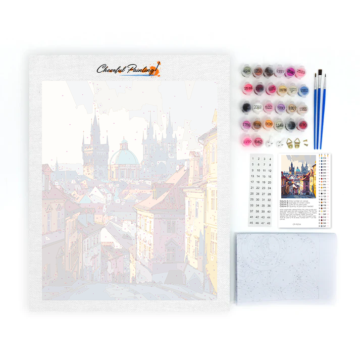 Praga - Maalaa numeroilla
