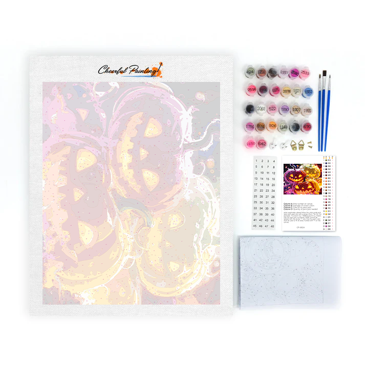 Jack O'Lantern - Maalaa numeroilla
