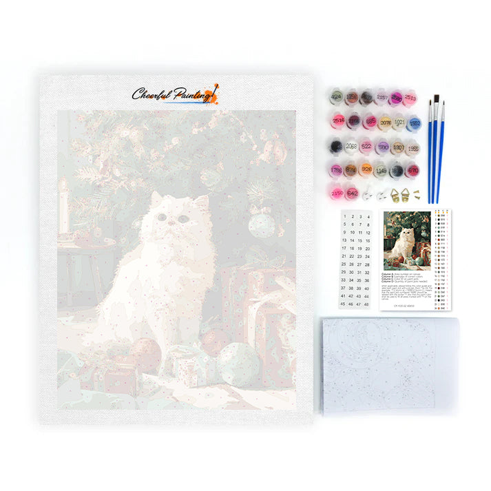 Joulukissa – Maalaus numeroiden mukaan