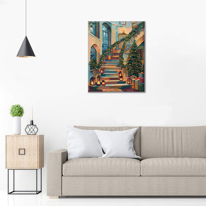 Joulumökki – Maalaus numeroiden mukaan