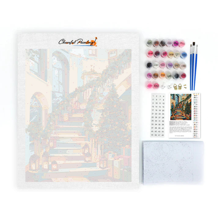 Joulumökki – Maalaus numeroiden mukaan