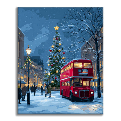 Jouluajelu – Maalaus numeroiden mukaan