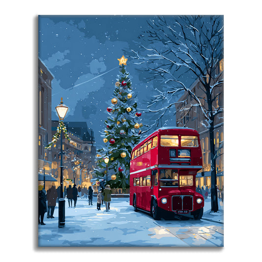 Jouluajelu – Maalaus numeroiden mukaan