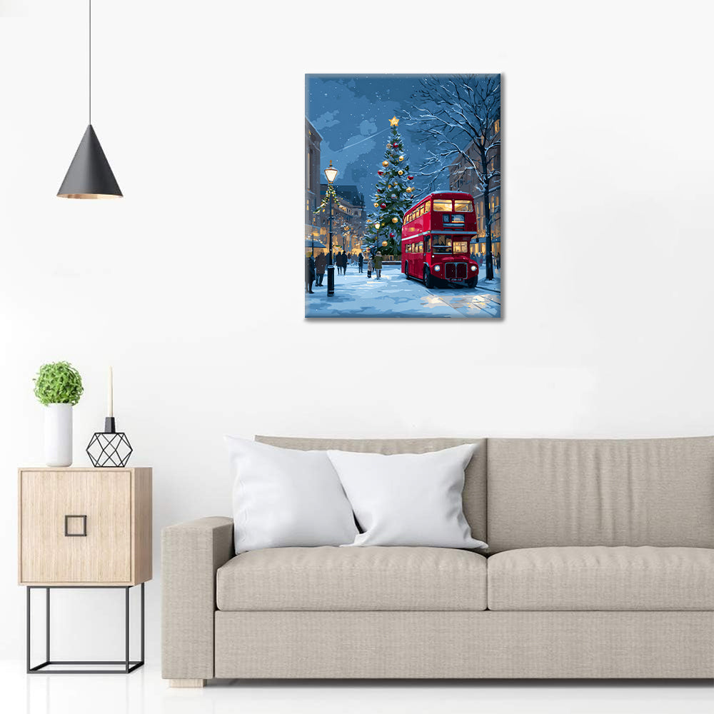 Jouluajelu – Maalaus numeroiden mukaan