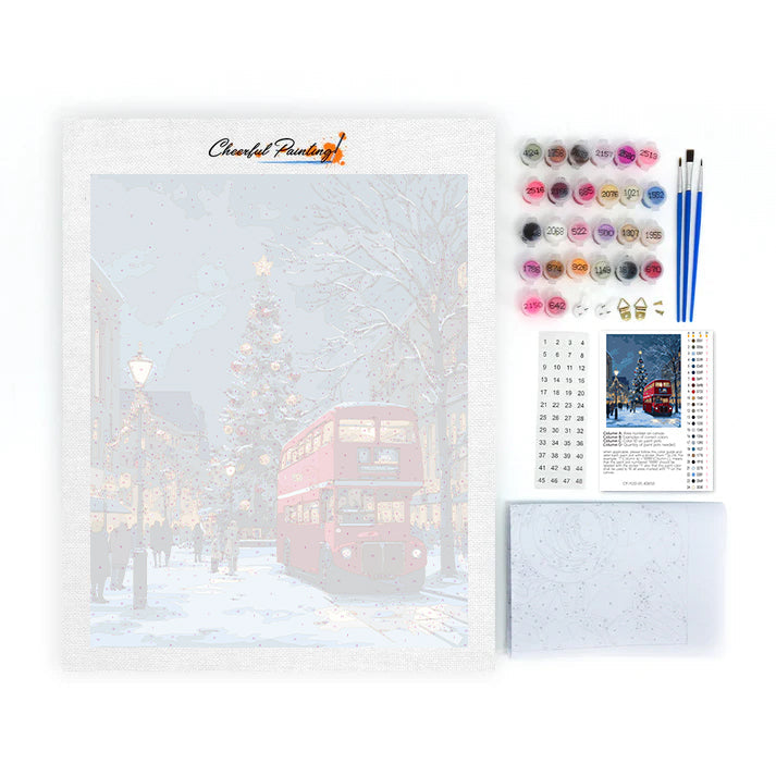 Jouluajelu – Maalaus numeroiden mukaan