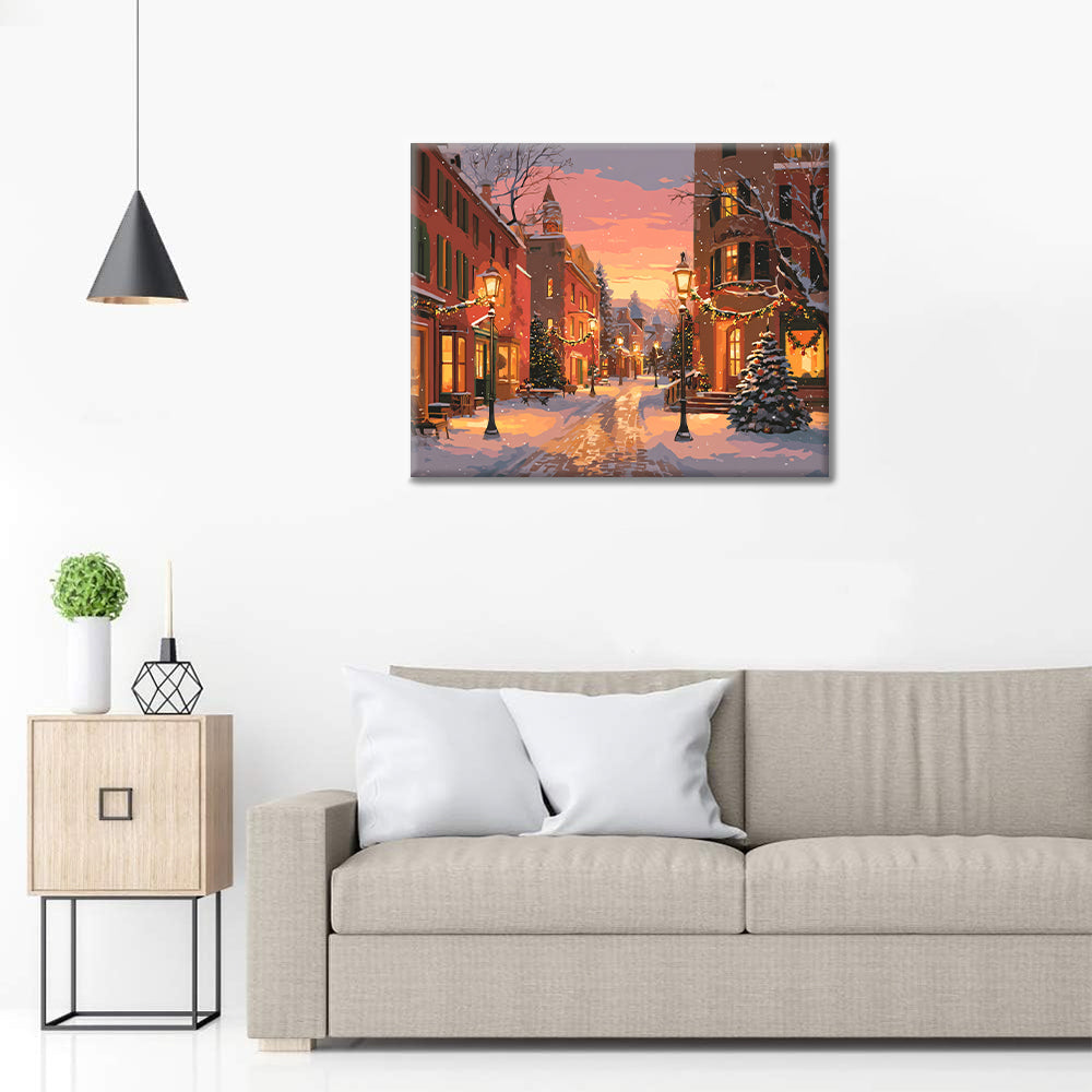 Joulukatu – Maalaus numeroiden mukaan