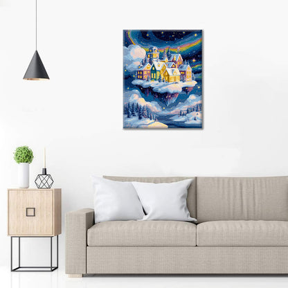 Talvikaupunki – Maalaus numeroiden mukaan