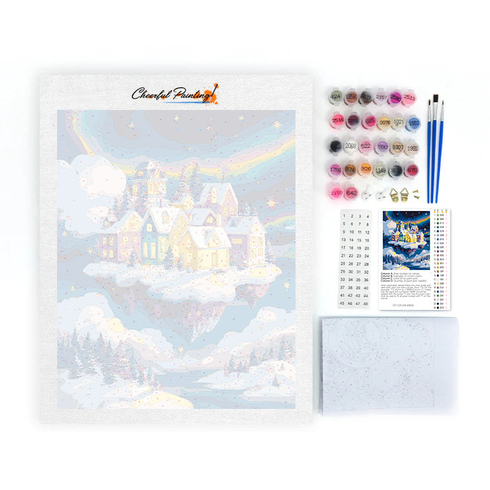 Talvikaupunki – Maalaus numeroiden mukaan