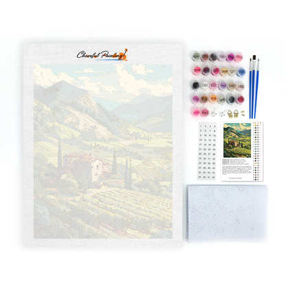 Emerald Vineyard - Maalaa numeroiden mukaan