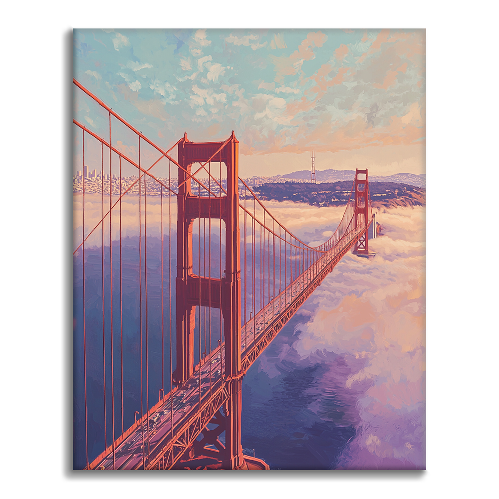 Golden Gate -silta - Maalaa numeroiden mukaan