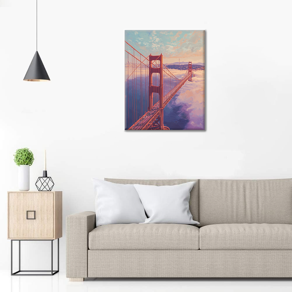 Golden Gate -silta - Maalaa numeroiden mukaan