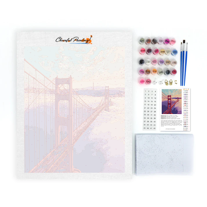 Golden Gate -silta - Maalaa numeroiden mukaan