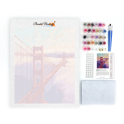 Golden Gate -silta - Maalaa numeroiden mukaan