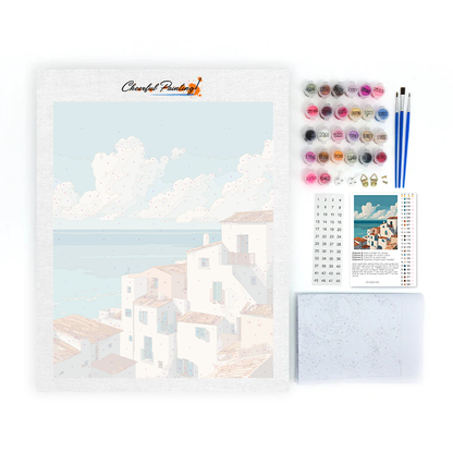 Majorelle Blue Summer - Maalaa numeroiden mukaan