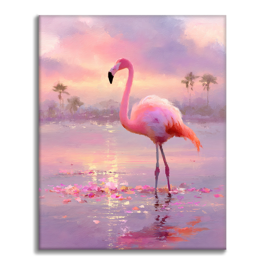 Twilight Flamingo - Maalaa numeroiden mukaan