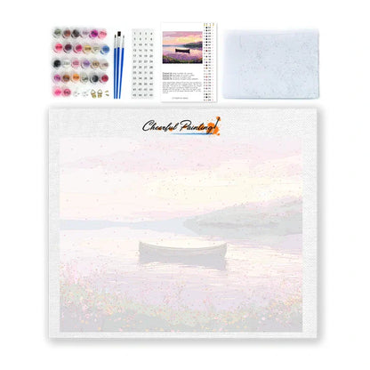 Vene rauhallisella järvellä - Paint by Numbers